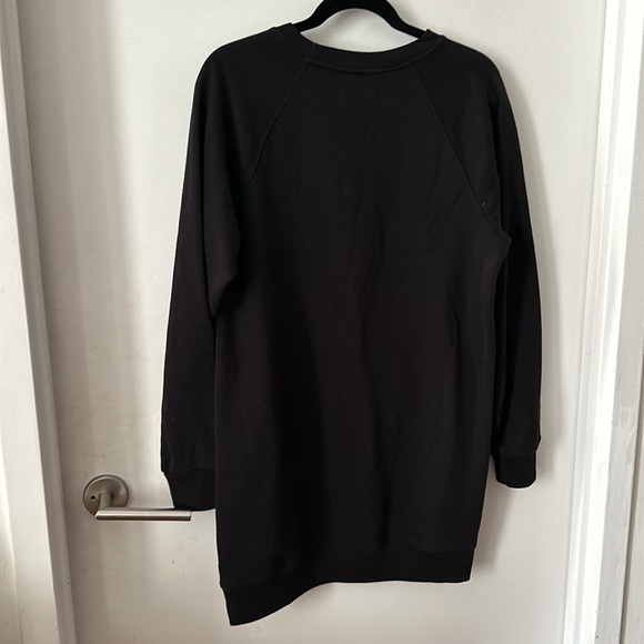 Aritzia TNA Navia Dress black sweatshirt S - Picture 4 of 8